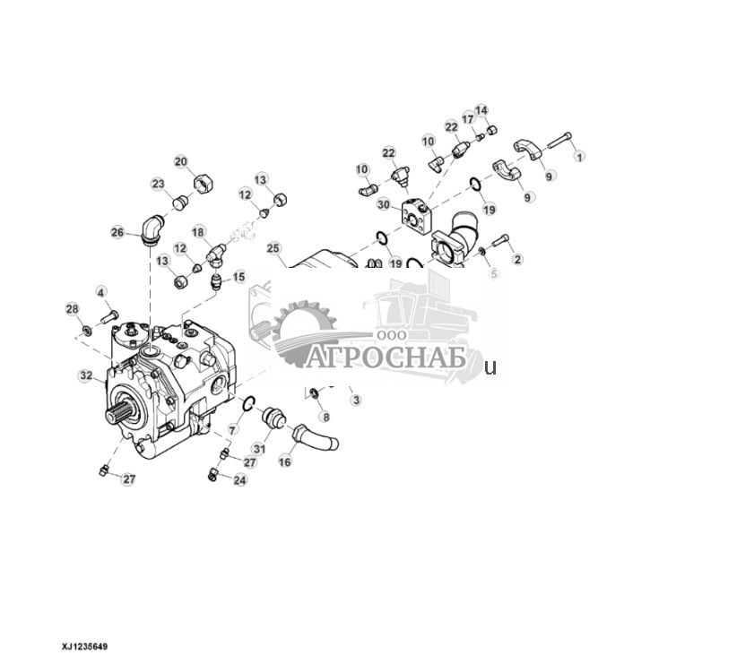 Mounting, Drive Pump  Work Pump - ST779406 90.jpg